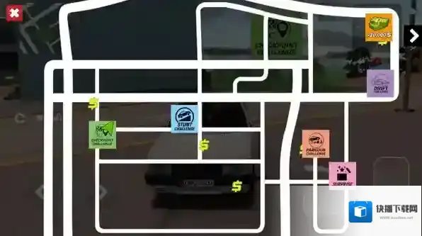 大师驾驶街头之旅参加比赛