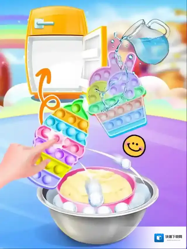 弹出冰淇淋配料