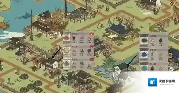 江南百景图新桃花村望月之约兑换点在哪里 全部资源点攻略