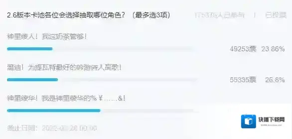 原神2.6版本up池角色抽谁 抽取建议分析